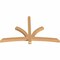 Ekena Millwork Davenport Timber Gable Bracket, Western Red Cedar, 72"W x 45"H x 3 1/2"D x 3 1/2"F, 15/12 Pitch GBW072X45X0404DAV00SWR - alternate 4
